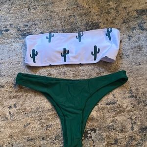 Cactus Cheeky Bikini Set